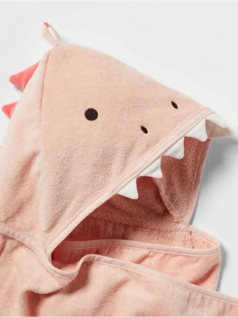 Pillowfort Pink Dinosaur Kid Hooded Towel 25